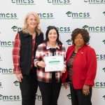 Group of people with point of pride award